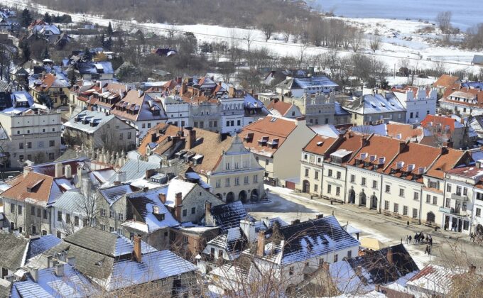 old buildings in European city