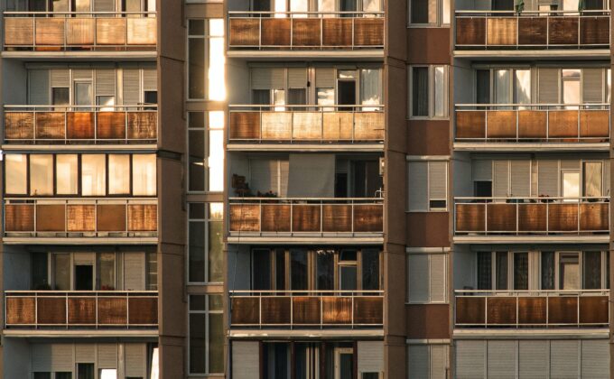 A block of flats in Hungary