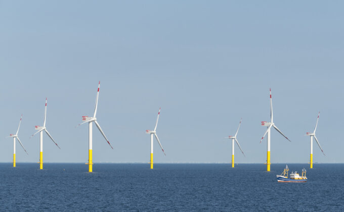 Offshorewindkraft in der Nähe von Bremerhaven Deutschland|Offshorewindkraft in der Nähe von Bremerhaven Deutschland