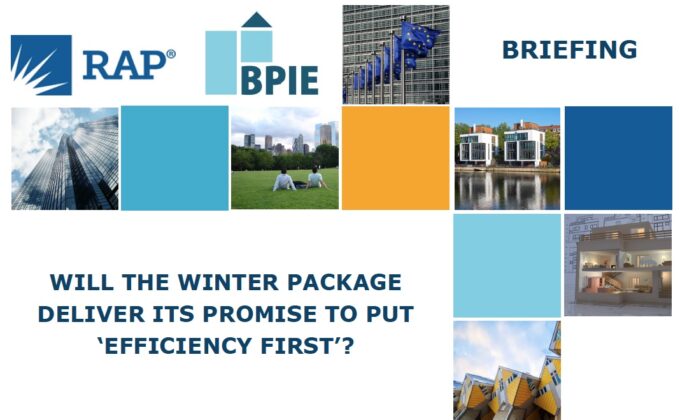 Will the Winter Package Deliver its Promise to put Efficiency First?