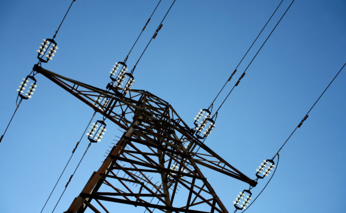 Transmission Tower Blue Sky