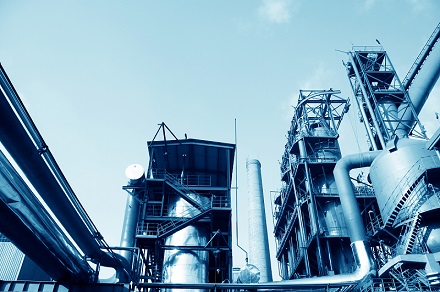 steel plant|Graphic for Industrial energy efficiency can improve air quality