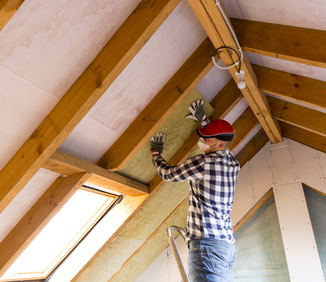 Construction on home interior