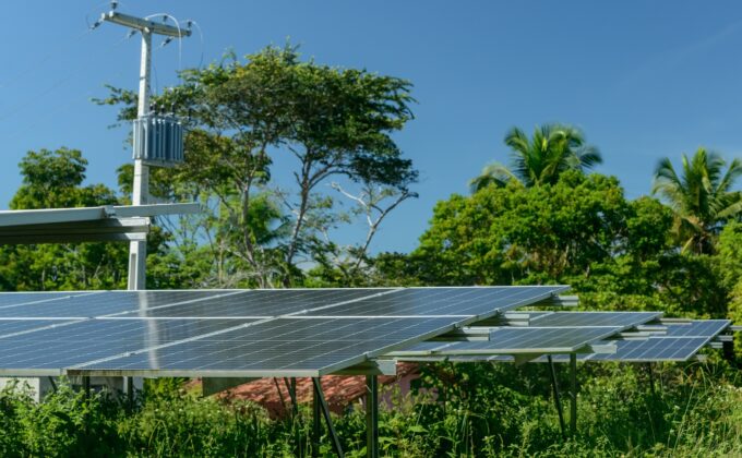 Solar Panels in a Rural Area of Brazil
